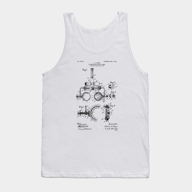 Optometrist Gift - Patent Image 1904 Tank Top by MadebyDesign